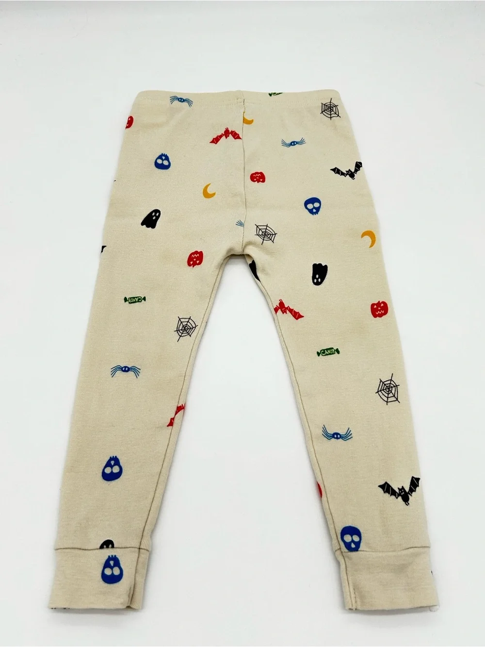 GAP Beige Leggings with Halloween Icons Size 2 years